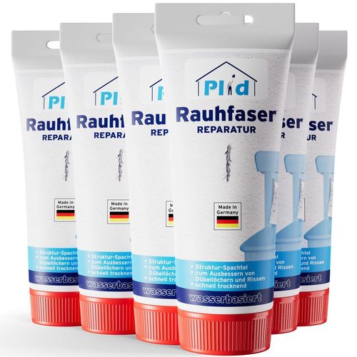 Rauhfaser Weiß 1,98 Kg / Reparaturspachtel Struktur-Spachtel Spachtelmasse Rauhfasertapete