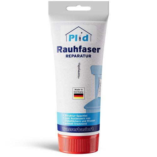 Rauhfaser Weiß 0,33 Kg / Reparaturspachtel Struktur-Spachtel Spachtelmasse Rauhfasertapete