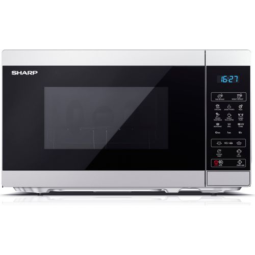 SHARP YC-MG02ES Mikrowelle mit Grill (Mikrowelle: 800W, Grill: 1000W)