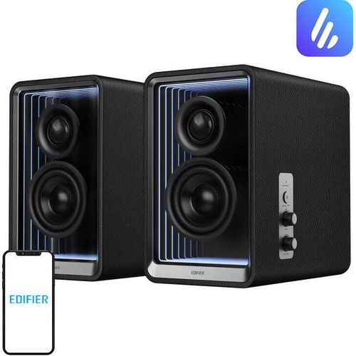 Edifier QR65 Aktive Design-Lautsprecher, RGB, 70Watt schwarz retail