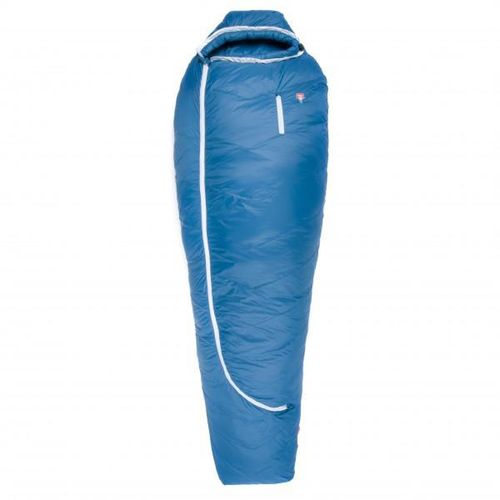Grüezi Bag - Biopod DownWool Ice 175 - Daunenschlafsack Gr bis 175 cm Körpergröße - 200 x 77 x 50 cm Zip: Reverse-J Blau