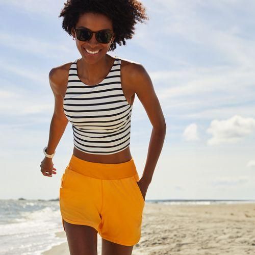 Badeshorts, Damen,  Orange, Nylon-Mischung, by Lands' End