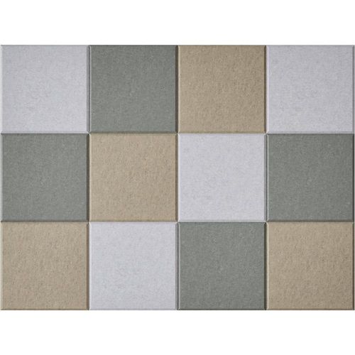 eurokraft basic Akustik-Wandfliese, HxB 300 x 300 mm, je 4 x beige, hellgrau, dunkelgrau, VE 12 Stk