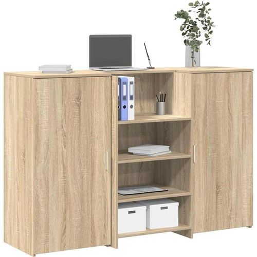 Empfangstheke Sonoma-Eiche 155x50x103,5 cm Holzwerkstoff