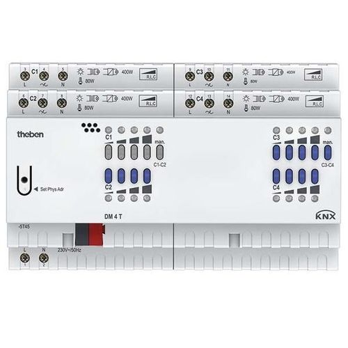 Theben Dimmaktor DM 4 T KNX 4940275