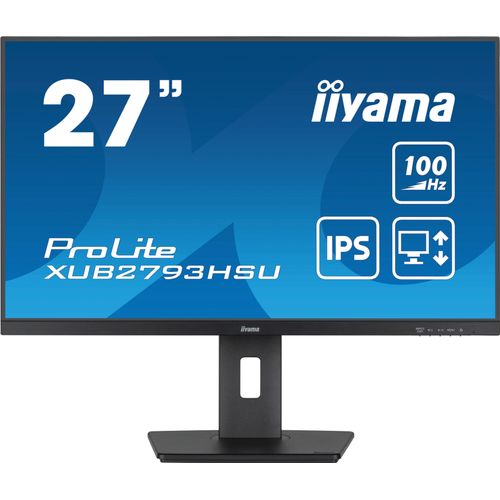 Monitor ProLite XUB2793HSU-B6, Schwarz, 27 Zoll, Full HD, IPS, 100 Hz, 1 ms