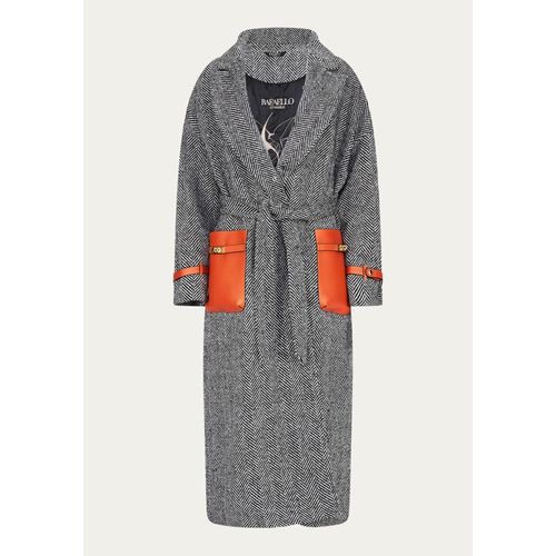 Wollmantel Estelle - Eleganz mit stilvollen Akzent - Größe: L