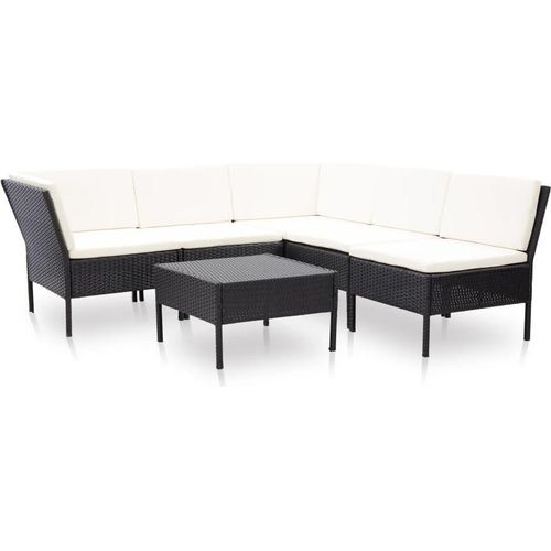 Garten-Palettensofa Mittelsofa Schwarz 120x80 cm Massivholz Kiefer