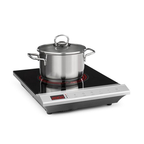 MisterCook Kochplatte Infrarot 2000W 90-650°C Abschalttimer