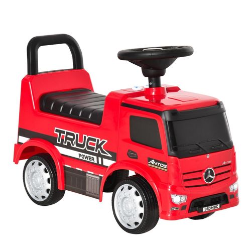 HOMCOM Bobbycar Metall, PP-Kunststoff