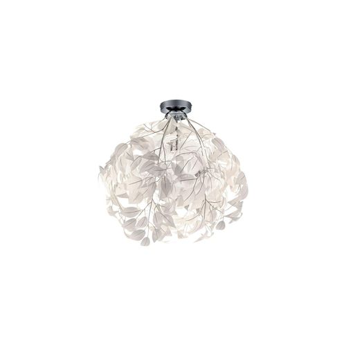 Deckenlampe, Blüten Blätter, Chrom, H 58 cm