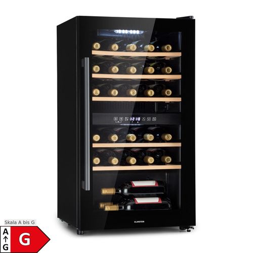 Barossa 29 Duo Weinkühlschrank 29 Fl 80 Ltr 2 Zonen Drucktasten 29 Flaschen