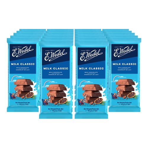 Wedel Milchschokolade 90g, 22er Pack