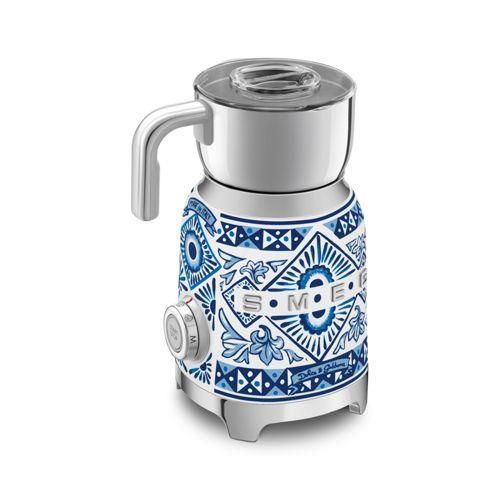 SMEG MFF01DGBEU Dolce&Gabbana Milchaufschäum. Blu Mediterraneo