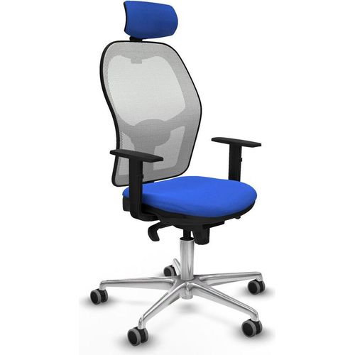 Bürostuhl mit Kopfstütze Piqueras y Crespo 1D086G2 Blau
