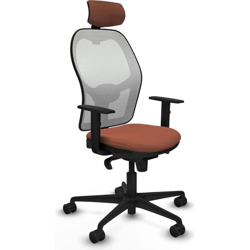 Bürostuhl mit Kopfstütze Piqueras y Crespo 1D036N2 Weiß Braun