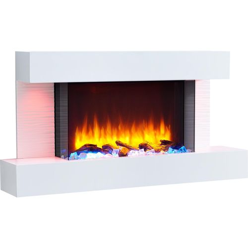 Elektrokamin BALDERIA Aieda - Standkamin, Heizung 2000 W - Weiß