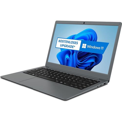 Notebook, 15,6“ Full-HD IPS Notebook (Intel N4120 4x2,6GHz, 4GB RAM, 128GB eMMC, HDMI A1, USB3.0, MicroSD, WLAN, Bluetooth, Abdeckbar Kamera) Win 11