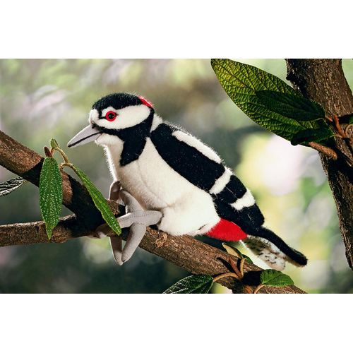 Kösen Buntspecht schwarz/weiß/rot 29 cm Stofftier