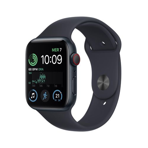 Apple Watch SE OLED 44 mm 4G Schwarz GPS (Satellit)
