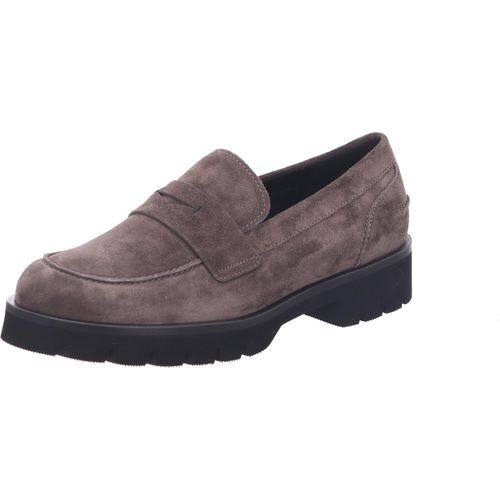 Hogl Damen Mokassins 8-101602 6600 Farbe: Grau Größe: 40