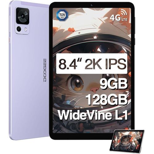 Tablet 8.4 Zoll, 2.3K FHD Android Tablet, 9GB(4+5) RAM, 128GB ROM 1TB TF, 1.6 GHz 8 Core Tablet, 5060mAh Akku 13 MP + 5 MP Kamera, Android 13 Tablet