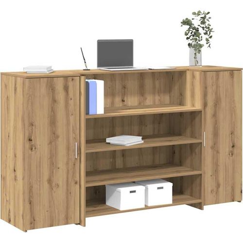 Empfangstheke Artisan-Eiche 180x50x103,5 cm Holzwerkstoff