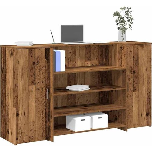 Empfangstheke Altholz-Optik 180x50x103,5 cm Holzwerkstoff