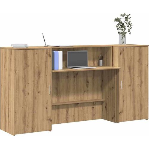 Empfangstheke Artisan-Eiche 200x50x103,5 cm Holzwerkstoff