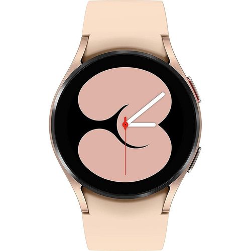 Samsung Galaxy Watch4 BT Smartwatch, Wear OS, rotierende Lünette, Fitness -Tracker, 40 mm, rosa Gold (klare Version)