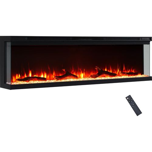 Elektrokamin BALDERIA pure Orson 60 - Wand-/Einbaukamin - Schwarz
