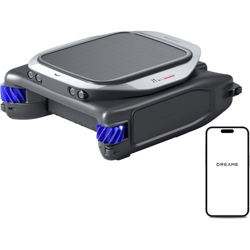 Dreame J1 Roboter-Poolskimmer,Poolroboter PoolSense™,Rundum-360°Reinigung,24/7im Einsatz,Intelligente Routenplanung,intelligente App-Steuerung,Schwarz
