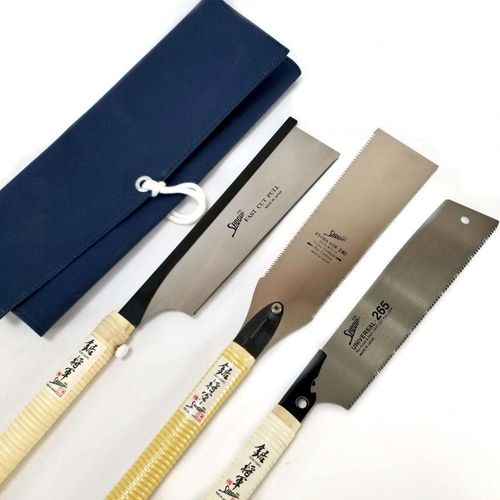 Set 3 japanische Sägen Classic mit Shogun Tragetasche