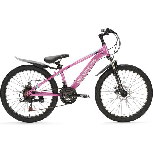 Generation M-760 Mountainbike 24 Zoll – Pink mit Schutzblechen