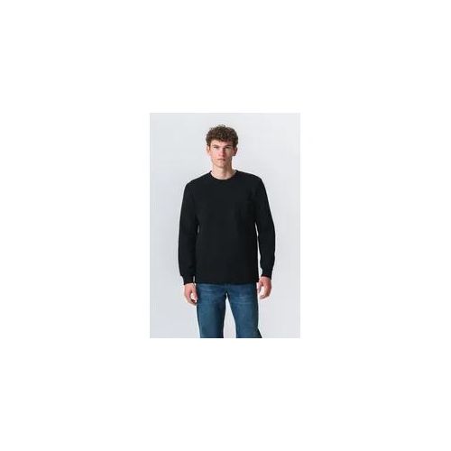 Taschen -Sweatshirt Regular Fit - Schwarz - Mann - TeeShoppen