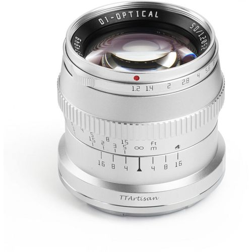 TTArtisan 50mm f1,2 Fuji X-Mount silber -5,71€ 6% Nikolaus-Sofortrabatt 113,29 Effektivpreis Image