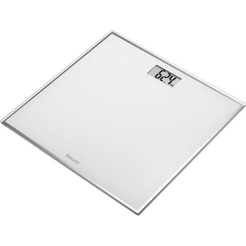 BEURER Personenwaage »GS 120, kompakte Glaswaage aus Sicherheitsglas mit nur 1,8 cm Höhe«, Tragkraft bis 150 kg, platzsparendes Format mit 27 x 26 cm