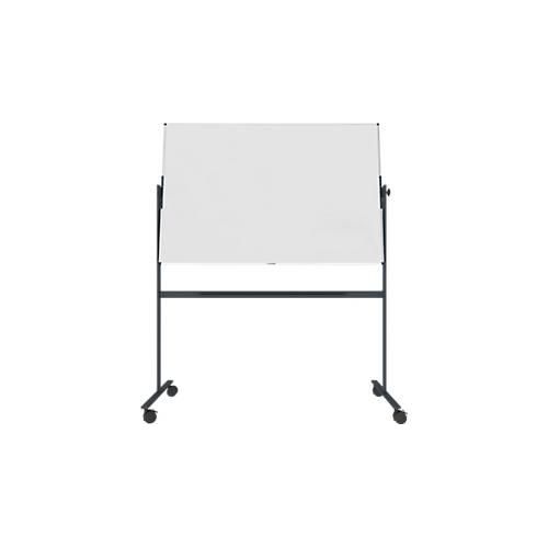 Stativ-Drehtafel Legamaster UNITE, magnetisch, drehbar um 360°, B 1500 x T 12,6 x H 1000 mm, lackierter Stahl, weiß