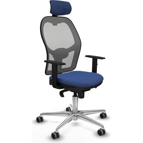 Bürostuhl mit Kopfstütze Piqueras y Crespo 1D086G2 Marineblau