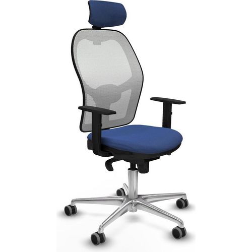 Bürostuhl mit Kopfstütze Piqueras y Crespo 1D086G2 Marineblau