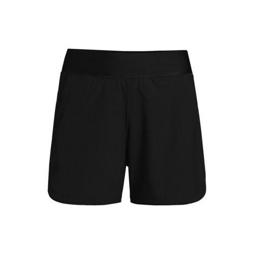 Badeshorts, Damen,  Schwarz, Nylon-Mischung, by Lands' End