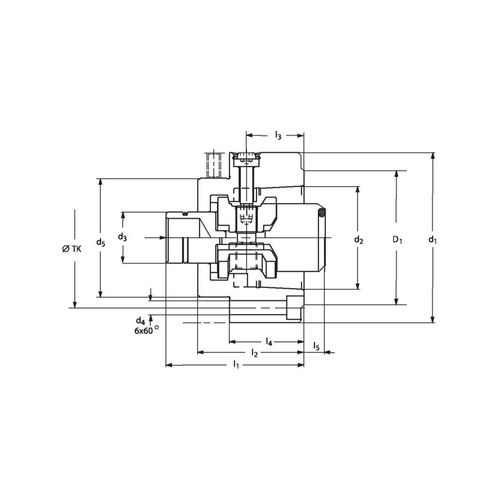 RÖHM Anbauflansch m.Einbauspannsatz HSK-C32 (820802)