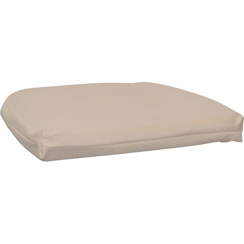 Sitzkissen, beige (creme, unifarben), B:43cm L:47cm, Polyester, HOFMANN LIVING AND MORE, Dekokissen_Sitzkissen_Kissenhüllen, Maße (B/T/H): (43/47/5)