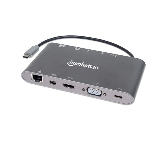 MANHATTAN SuperSpeed USB-C 7-in-1-Dockingstation