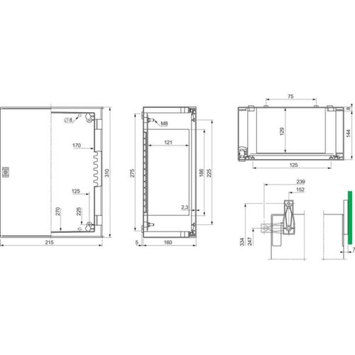 Schneider Electric Wandschrank NSYPLM32G
