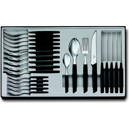 Victorinox Swiss Modern Besteck-Set 24 Stück(e) Schwarz (V-6.90 93.12W.24)