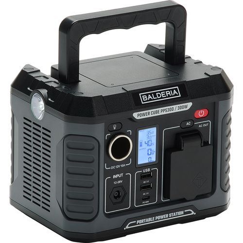 BALDERIA Power Cube 300W - Tragbare Powerstation 231Wh, Stromspeicher