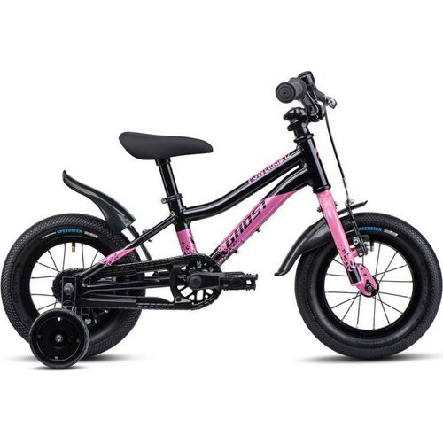 Ghost Kinderfahrrad Powerkid 12 Zoll in met. black/pink
