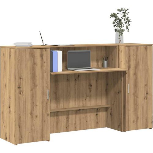 Empfangstheke Artisan-Eiche 180x50x103,5 cm Holzwerkstoff