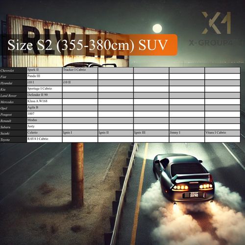 Premium-Schutz Autoabdeckung für Coupe Atmungsaktiv Stretch Innen & Außen Autoplane Abdeckplane Abdeckung Schutzhuelle Haube Sonnenschutz Weiß 355-380 cm
